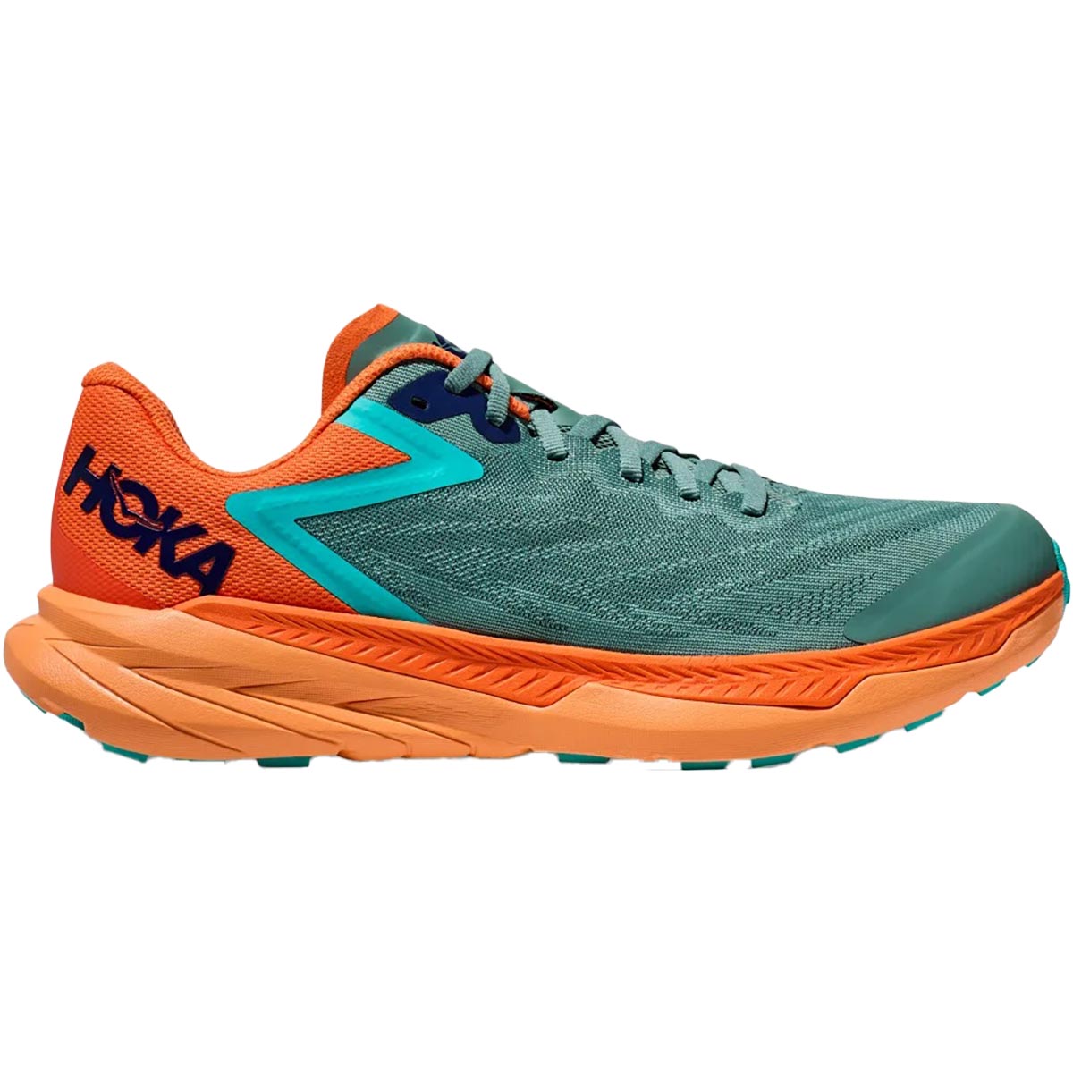 高速配送 HOKA Zinal trail running shoes 口紅