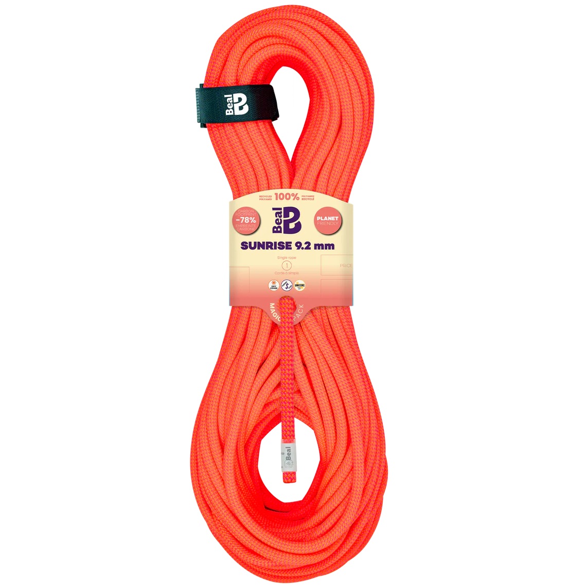 Beal Sunrise 9.2 mm Unicore Dry Cover corda arrampicata