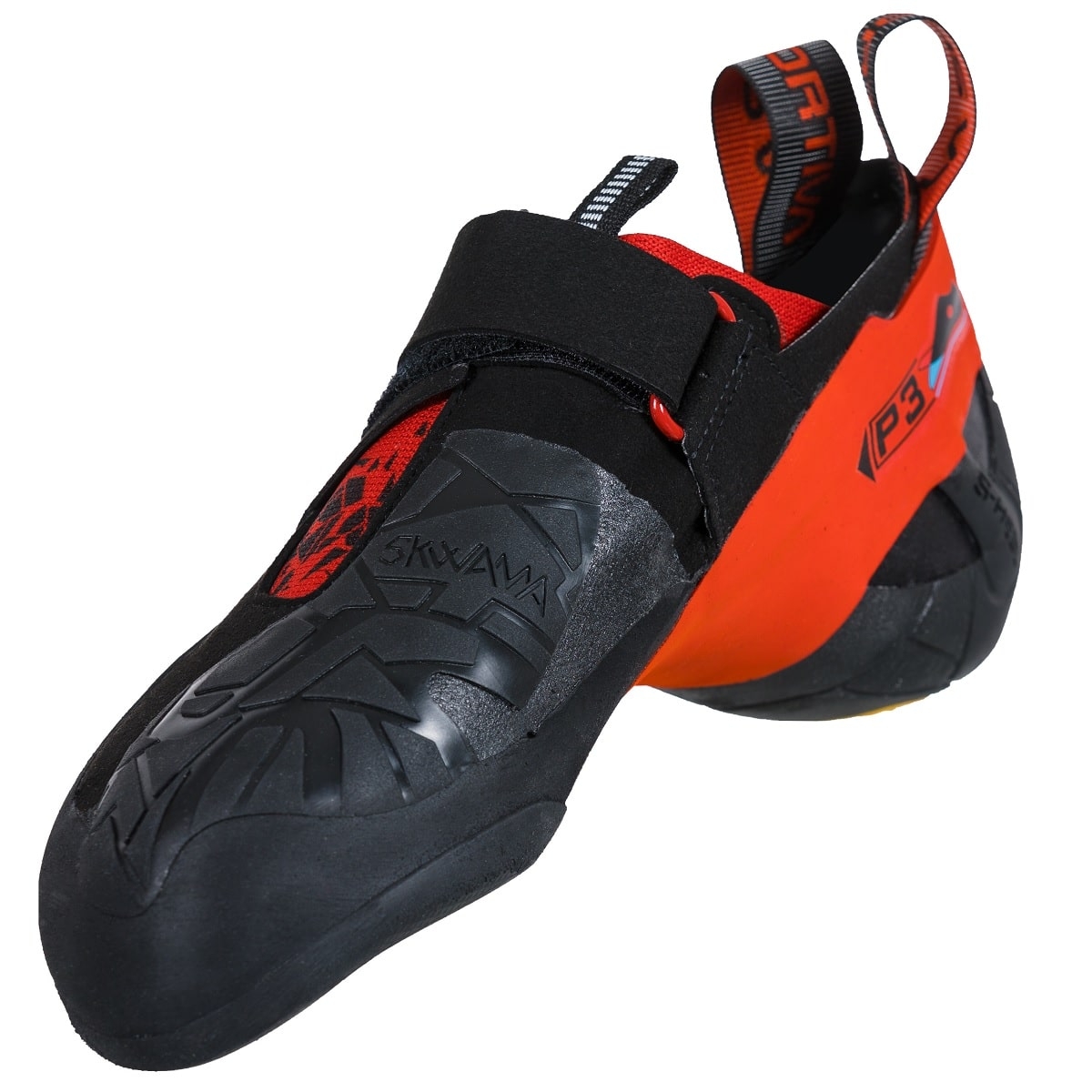 La Sportiva Skwama Black/Poppy climbing shoes