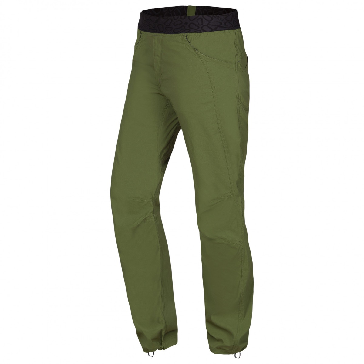 Chino trousers with belt ultrablack | Calliope