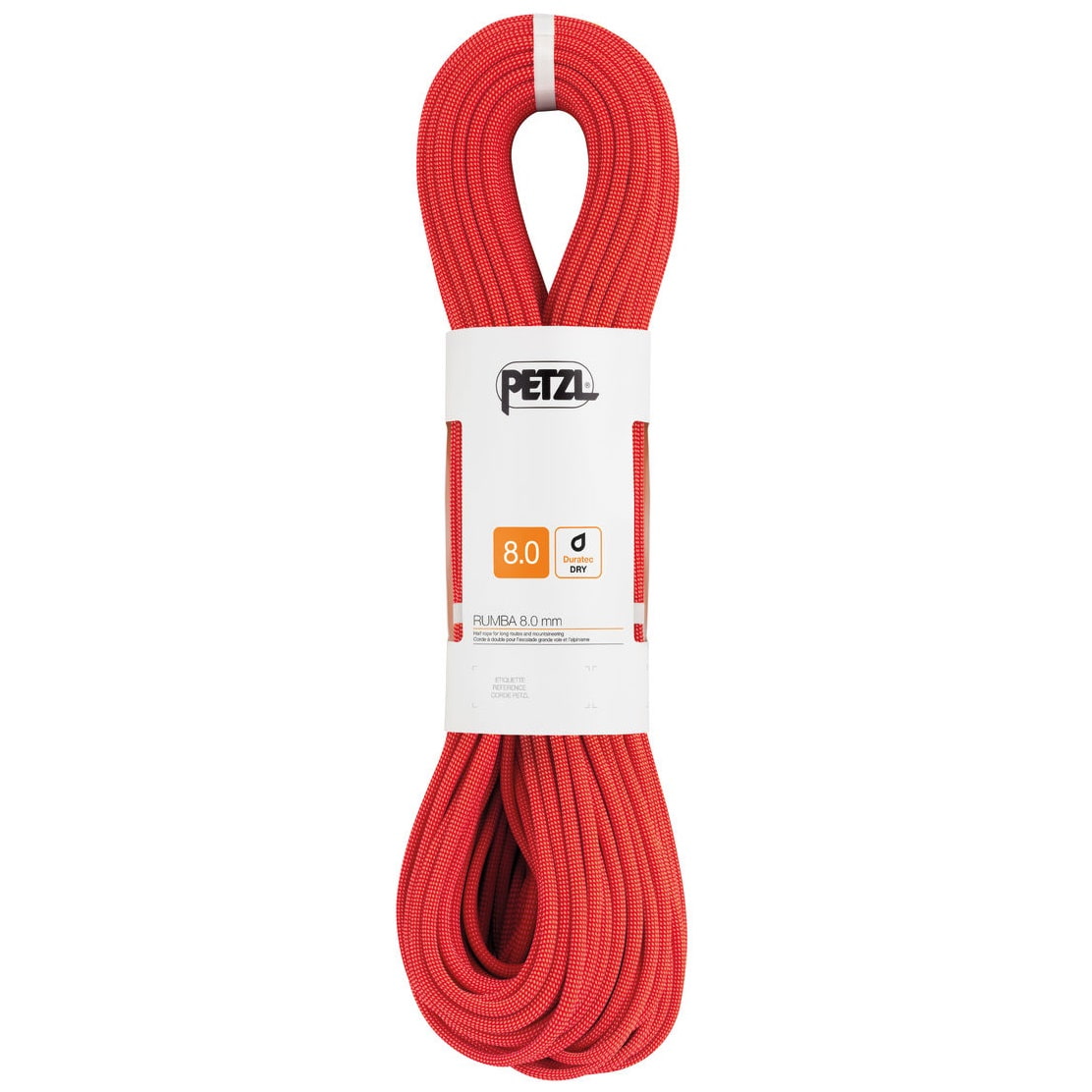 Petzl Rumba 8 mm mezza corda arrampicata
